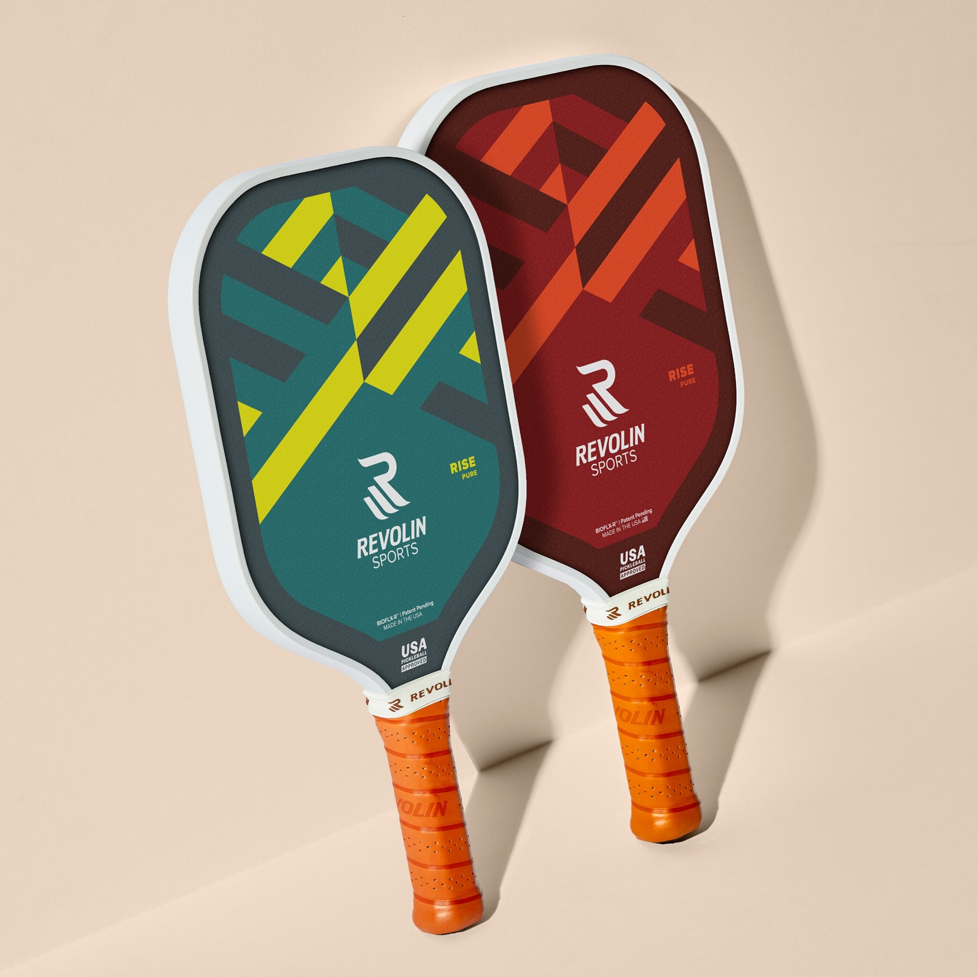 DEMO RISE Pickleball Paddle Charged Crimson by Revolin Sports
