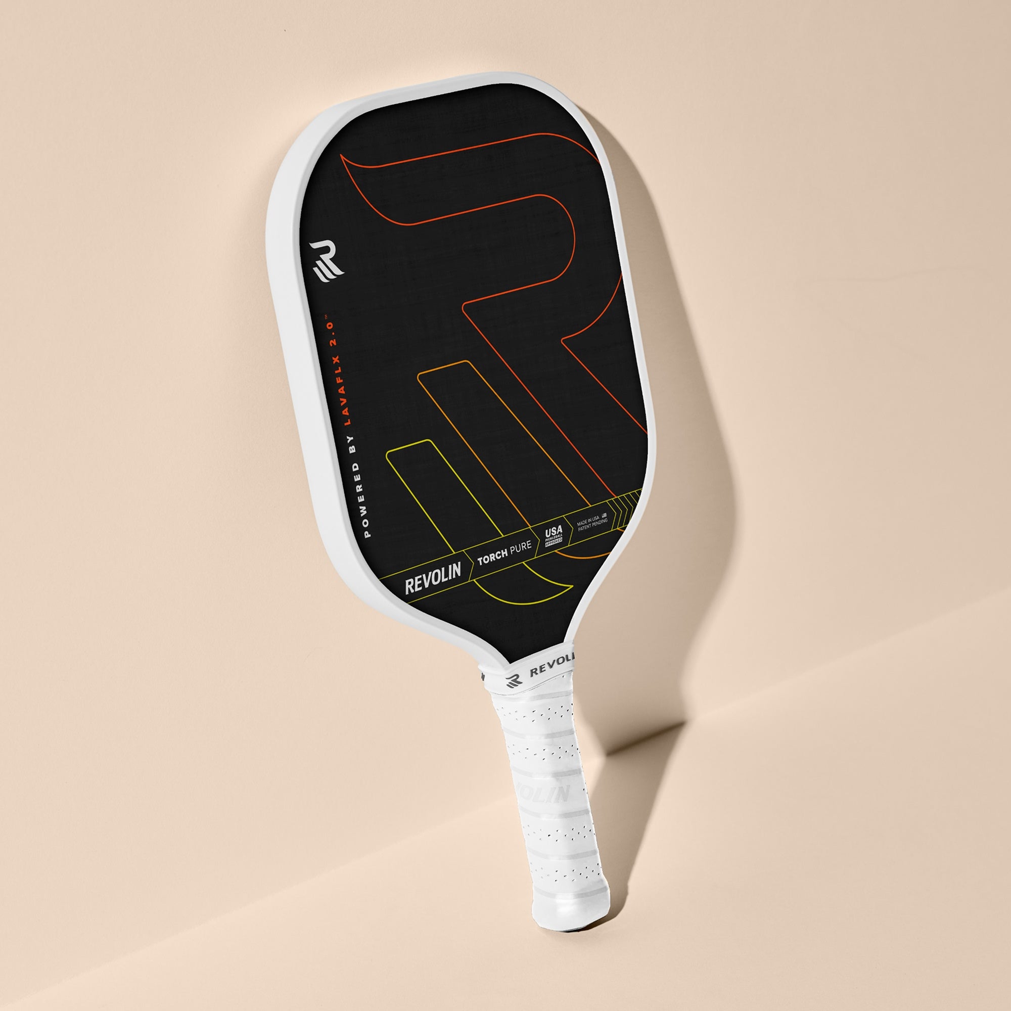 Fiery Torch Pure Pickleball Paddle | Power Paddle Made with Lava Rock