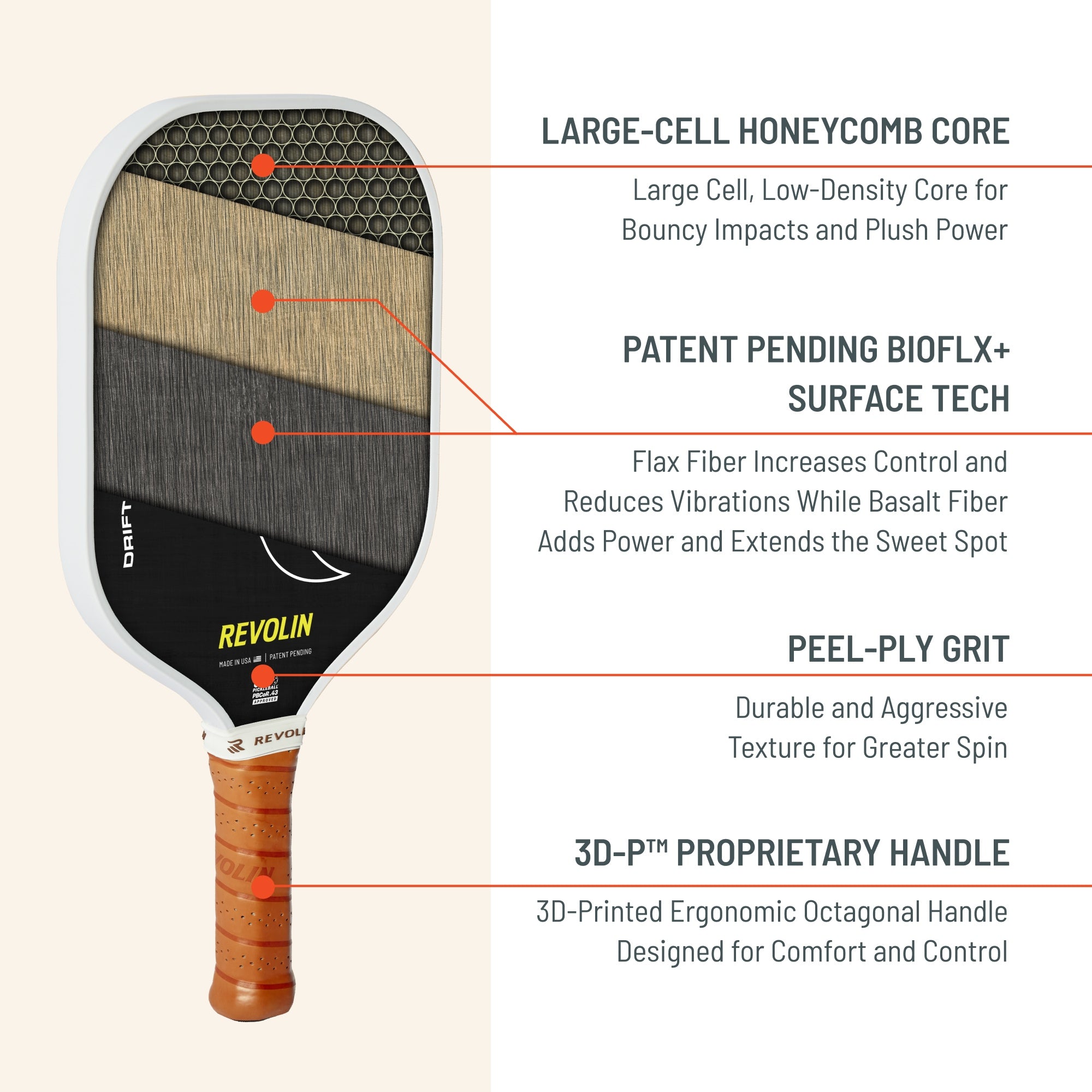 Oops! Drift Reach Pickleball Paddle