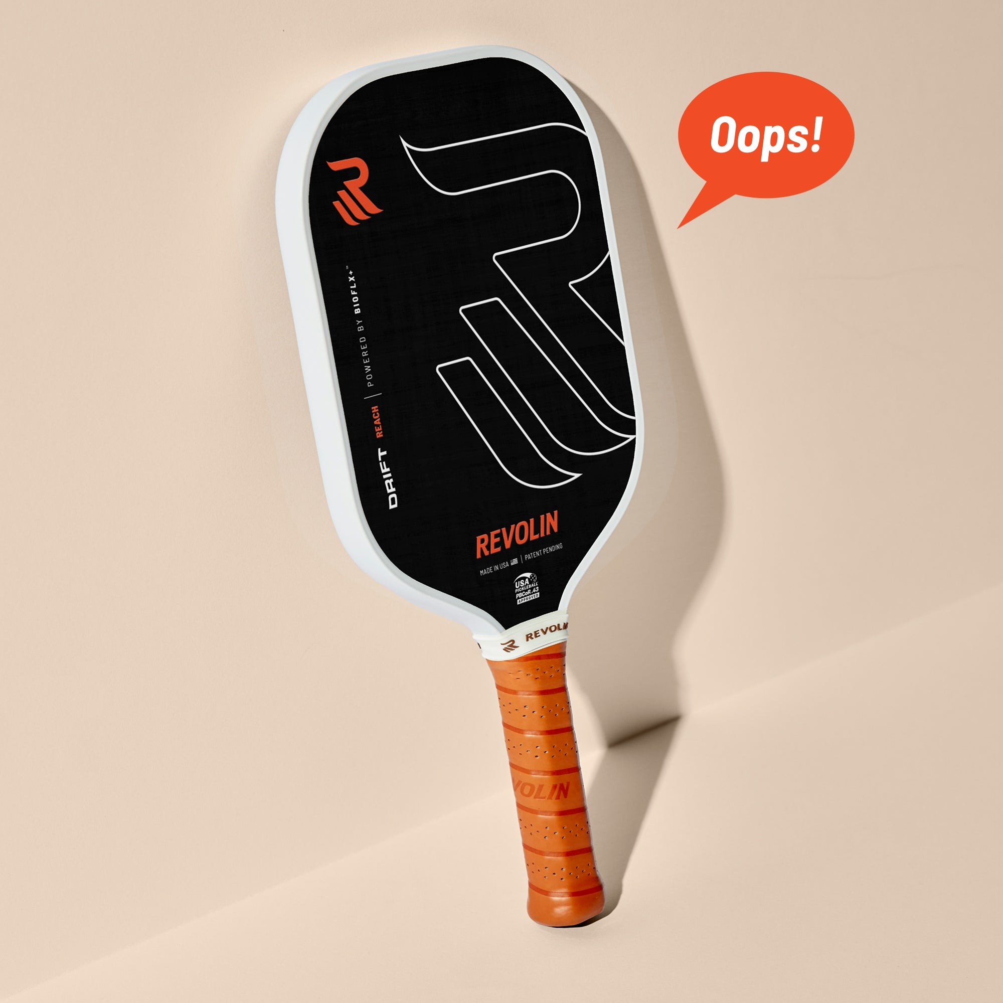 DRIFT Reach Pickleball Paddle | Vibration Dampening | Reduces Fatigue