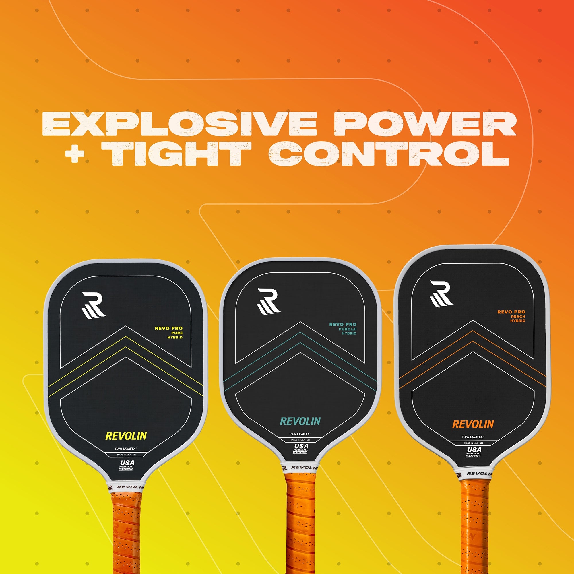 Oops! Revo Pro Pickleball Paddle | Ecofriendly Pickleball | Lava Rock