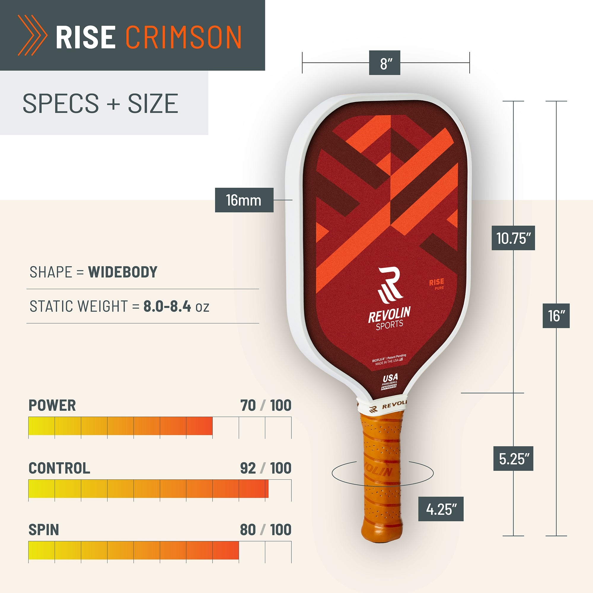 Oops! Rise Pickleball Paddle