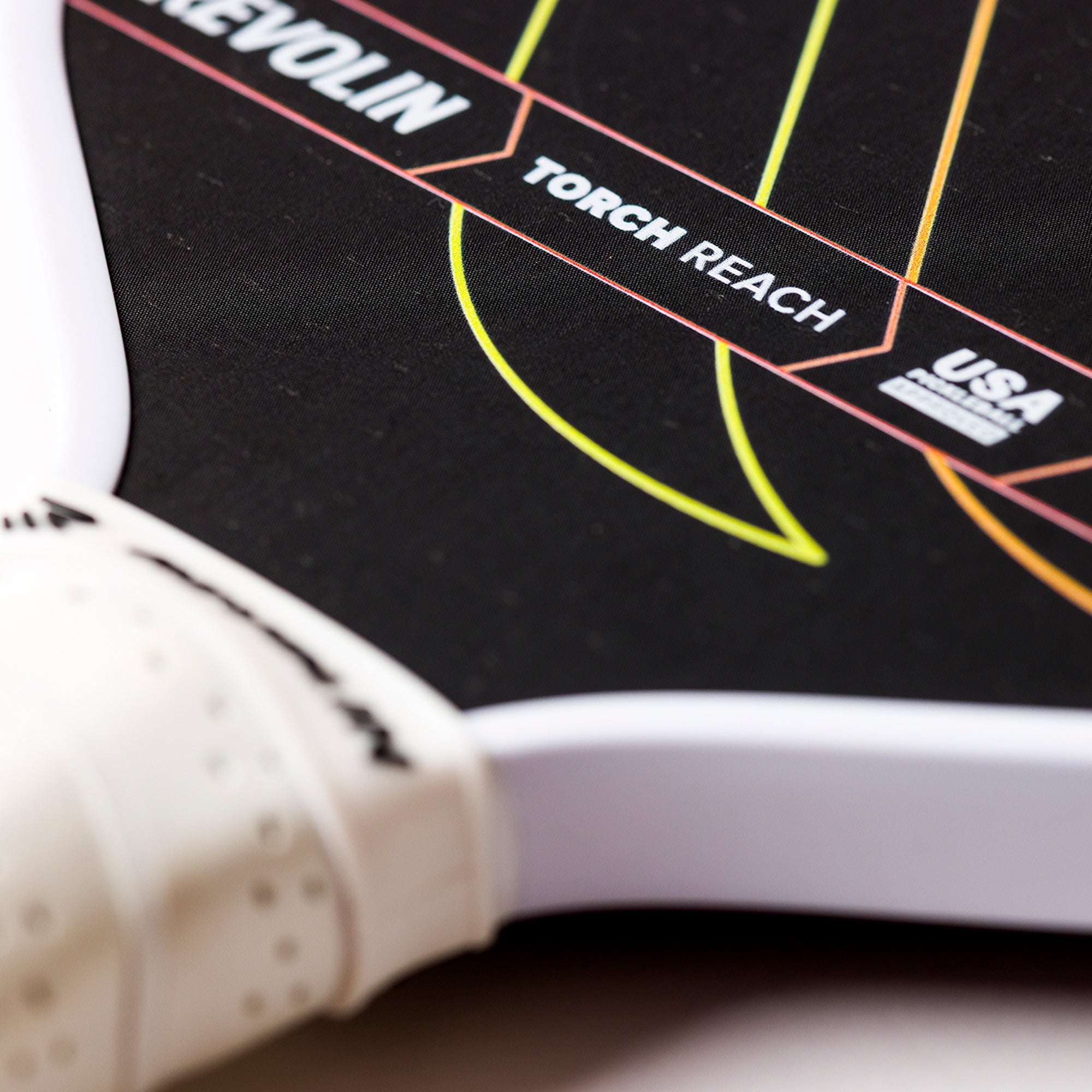 Fiery Torch Reach Pickleball Paddle | Power Paddle Made with Lava Rock